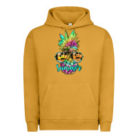 Pigment Peanut Butter tie dye pineapple, summer Urban Hoodie - JahusDesignShop