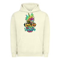 Pigment Pistachio tie dye pineapple, summer Urban Hoodie - JahusDesignShop