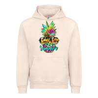 Sandshell tie dye pineapple, summer Urban Hoodie - JahusDesignShop