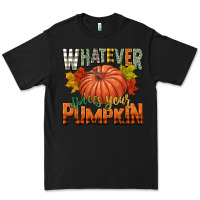 Black whatever spices your pumpkin Premium Tee - CowGirlArtShop