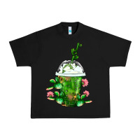 Black Western Cactus Cold Frappe Urban Heavy Tee - FaDigitalArtStudio