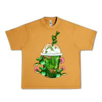 Peanut Butter Western Cactus Cold Frappe Urban Heavy Tee - FaDigitalArtStudio