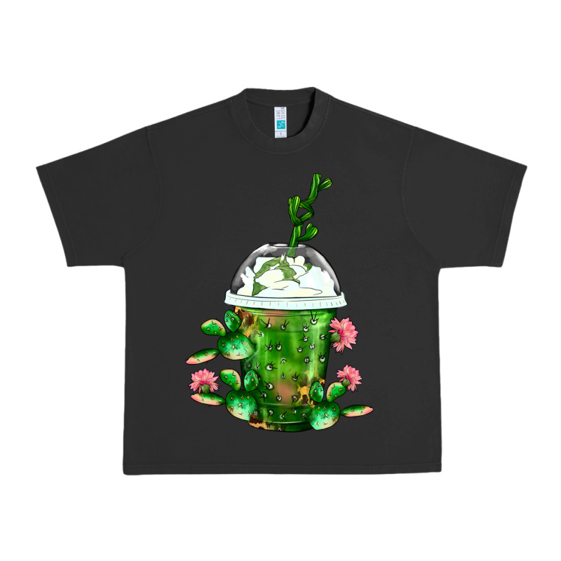 Western Cactus Cold Frappe Urban Heavy Tee by FaDigitalArtStudio | Teevron