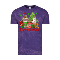 Cloud Purple current mood christmas Vintage Tee - OliviaCreatesArt