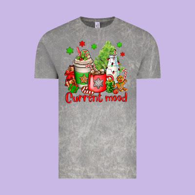 Current Mood Christmas Vintage Tee Designed By Oliviacreatesart