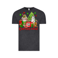 Vintage Black current mood christmas Vintage Tee - OliviaCreatesArt