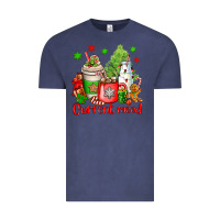 Vintage Denim current mood christmas Vintage Tee - OliviaCreatesArt