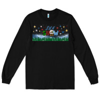 Black let it snow libbey glass Long Sleeve Tee - BundleAndBundleShop