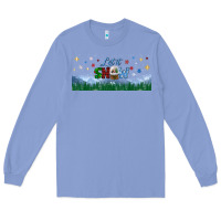 Colony Blue let it snow libbey glass Long Sleeve Tee - BundleAndBundleShop