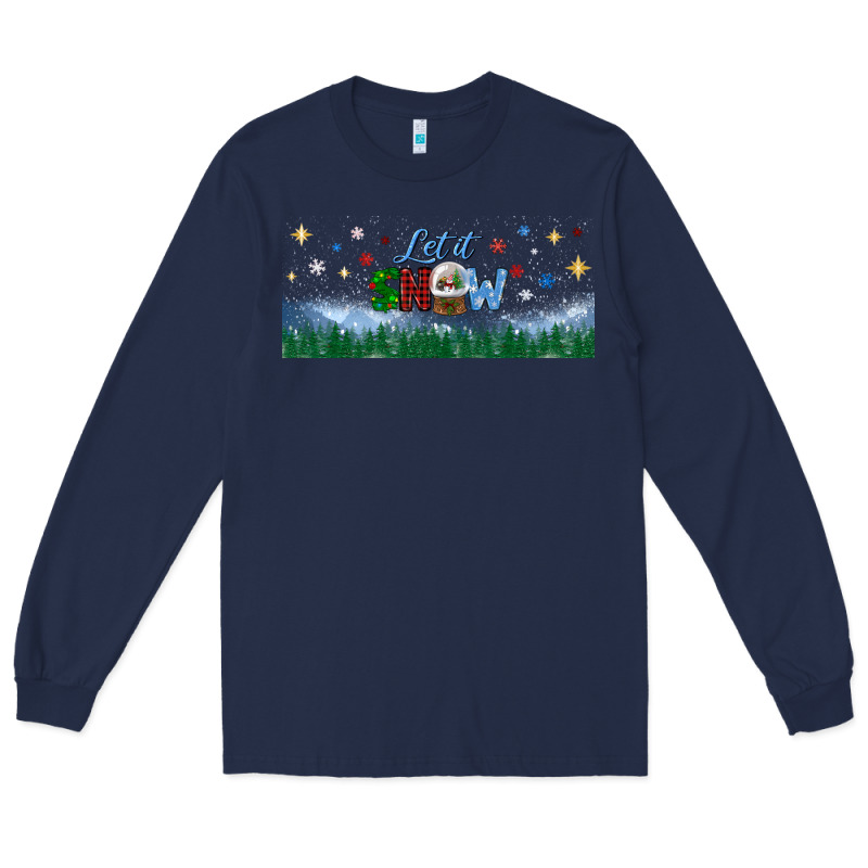 Let It Snow Libbey Glass Long Sleeve Tee by BundleAndBundleShop | Teevron