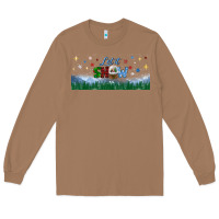 Toasted Coconut let it snow libbey glass Long Sleeve Tee - BundleAndBundleShop