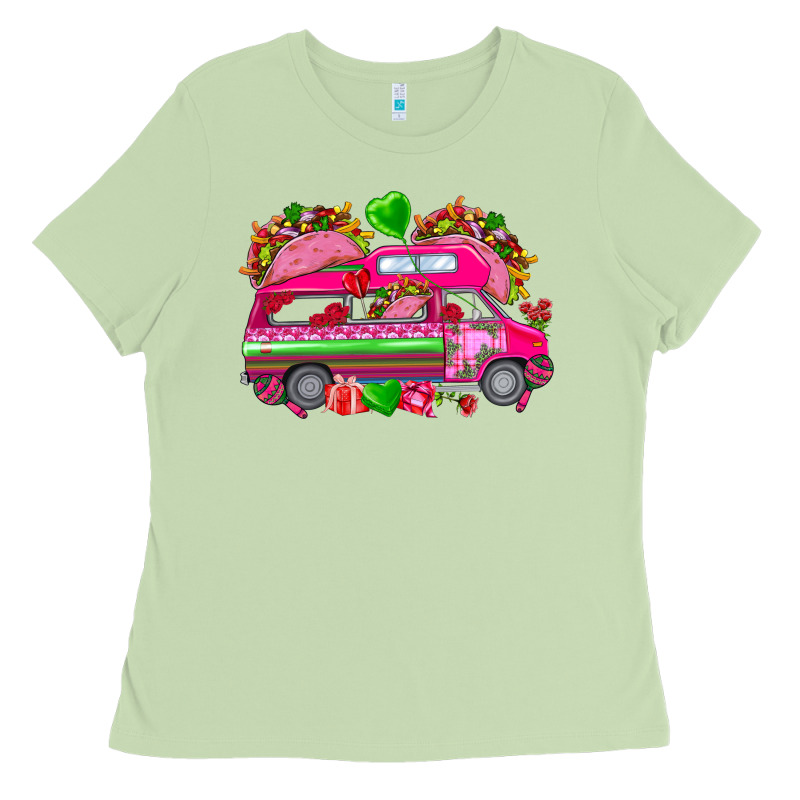 Valentine's Day Tacos Truck Mexico Ladies Tee by HowdyJamesFarm | Teevron