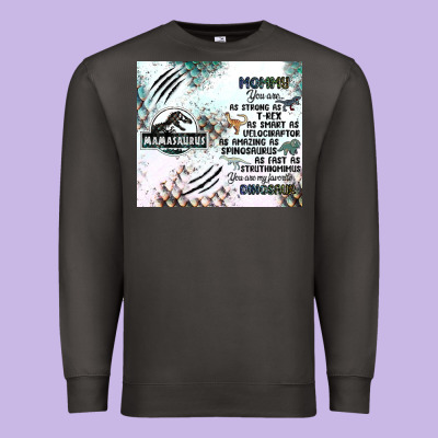 Don't Mess With Mamasaurus Premium Sweatshirt Designed By Jahusdesignshop
