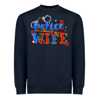 Navy police wife Heavyweight Sweatshirt - AdoDesignShop