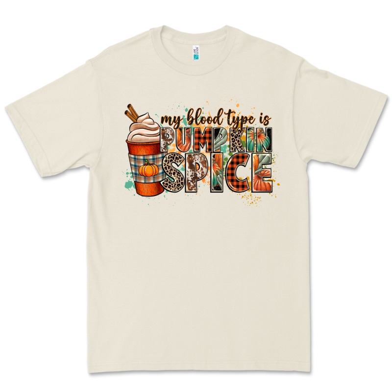 My Blood Type Is Pumpkin Spice Premium Tee by CowGirlArtShop | Teevron