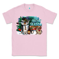 Bubblegum Pink its freezin season Classic Tee - CowGirlArtShop