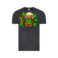 Vintage Black St. Patrick's Beer and shamrock Vintage Tee - OliviaCreatesArt