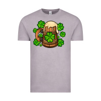 Vintage Zinc St. Patrick's Beer and shamrock Vintage Tee - OliviaCreatesArt