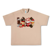 Burro Chocolate Love Coffee Cups Urban Heavy Tee - FaDigitalArtStudio