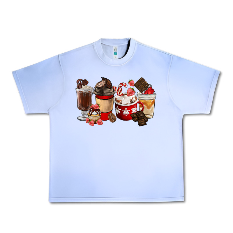 Chocolate Love Coffee Cups Urban Heavy Tee by FaDigitalArtStudio | Teevron