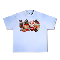 Grape Ice Chocolate Love Coffee Cups Urban Heavy Tee - FaDigitalArtStudio