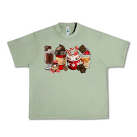Oil Green Chocolate Love Coffee Cups Urban Heavy Tee - FaDigitalArtStudio