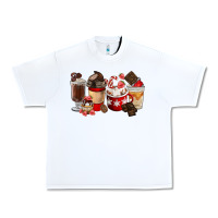 White Chocolate Love Coffee Cups Urban Heavy Tee - FaDigitalArtStudio