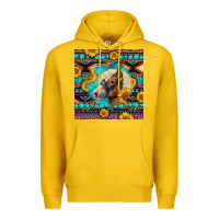 Lemon Haflinger Horse Aztec Premium Hoodie - LillyAllenDesigns