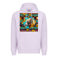 Lilac Haflinger Horse Aztec Premium Hoodie - LillyAllenDesigns