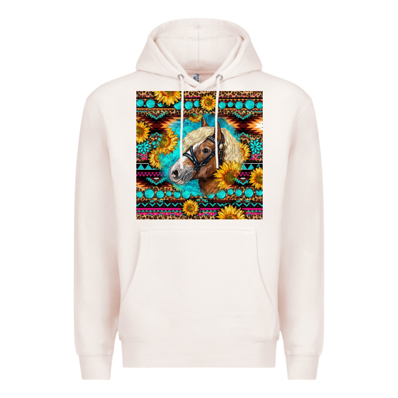 Haflinger Horse Aztec Premium Hoodie by LillyAllenDesigns | Teevron