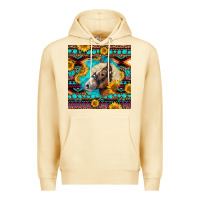 Pina Colada Haflinger Horse Aztec Premium Hoodie - LillyAllenDesigns