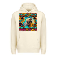 Sandshell Haflinger Horse Aztec Premium Hoodie - LillyAllenDesigns