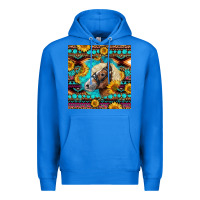 True Royal Haflinger Horse Aztec Premium Hoodie - LillyAllenDesigns