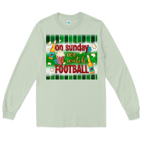 Matcha on sunday we watch football tumbler Long Sleeve Tee - BundleAndBundleShop
