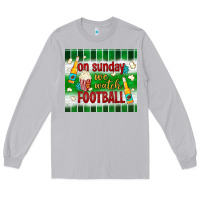 Moon Dust on sunday we watch football tumbler Long Sleeve Tee - BundleAndBundleShop