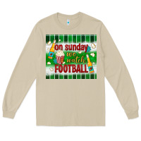 Mushroom on sunday we watch football tumbler Long Sleeve Tee - BundleAndBundleShop