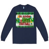 Navy on sunday we watch football tumbler Long Sleeve Tee - BundleAndBundleShop