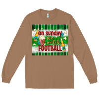 On Sunday We Watch Football Tumbler Long Sleeve Tee | Teevron