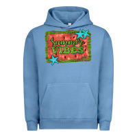 Pigment Pebble Blue summer vibes watermelon Urban Hoodie - JahusDesignShop