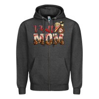 Charcoal Heather t ball mom Zipper Hoodie - AdoDesignShop