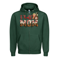 Sports Green t ball mom Zipper Hoodie - AdoDesignShop