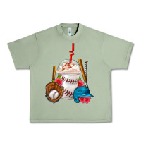 Oil Green Baseball Frappe Coffee Urban Heavy Tee - FaDigitalArtStudio