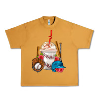 Peanut Butter Baseball Frappe Coffee Urban Heavy Tee - FaDigitalArtStudio