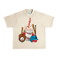 Sandshell Baseball Frappe Coffee Urban Heavy Tee - FaDigitalArtStudio