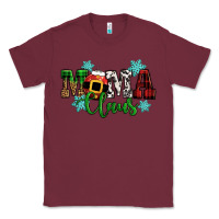 Burgundy mama claus christmas Classic Tee - CowGirlArtShop
