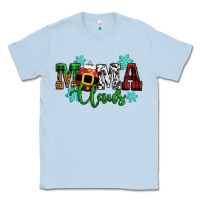 Dusty Blue mama claus christmas Classic Tee - CowGirlArtShop