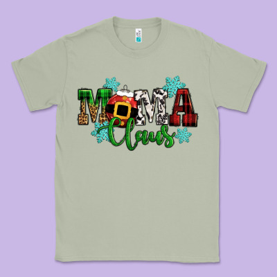 Mama Claus Christmas Classic Tee Designed By Cowgirlartshop