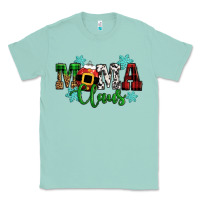 Seafoam mama claus christmas Classic Tee - CowGirlArtShop