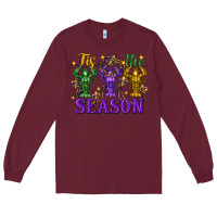 Tis The Season Crawfish Mardi Gras Long Sleeve Tee | Teevron