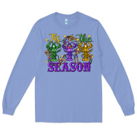 Colony Blue Tis The Season Crawfish Mardi Gras Long Sleeve Tee - FaDigitalArtStudio